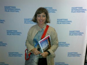 sarah at Hamptons Film Festival