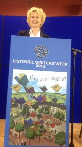 Connie Roberts at the "Listowel Writers' Week"